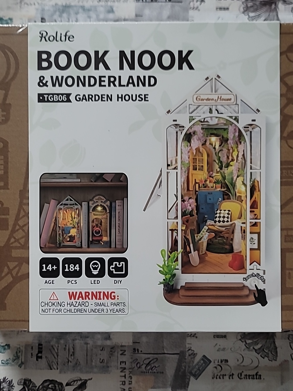 NEW Rolife Book Nook & Wonderland Garden House Miniature - Picture 2 of 5